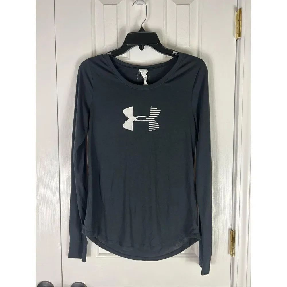 Underarmour Womens Black Blouse Size M